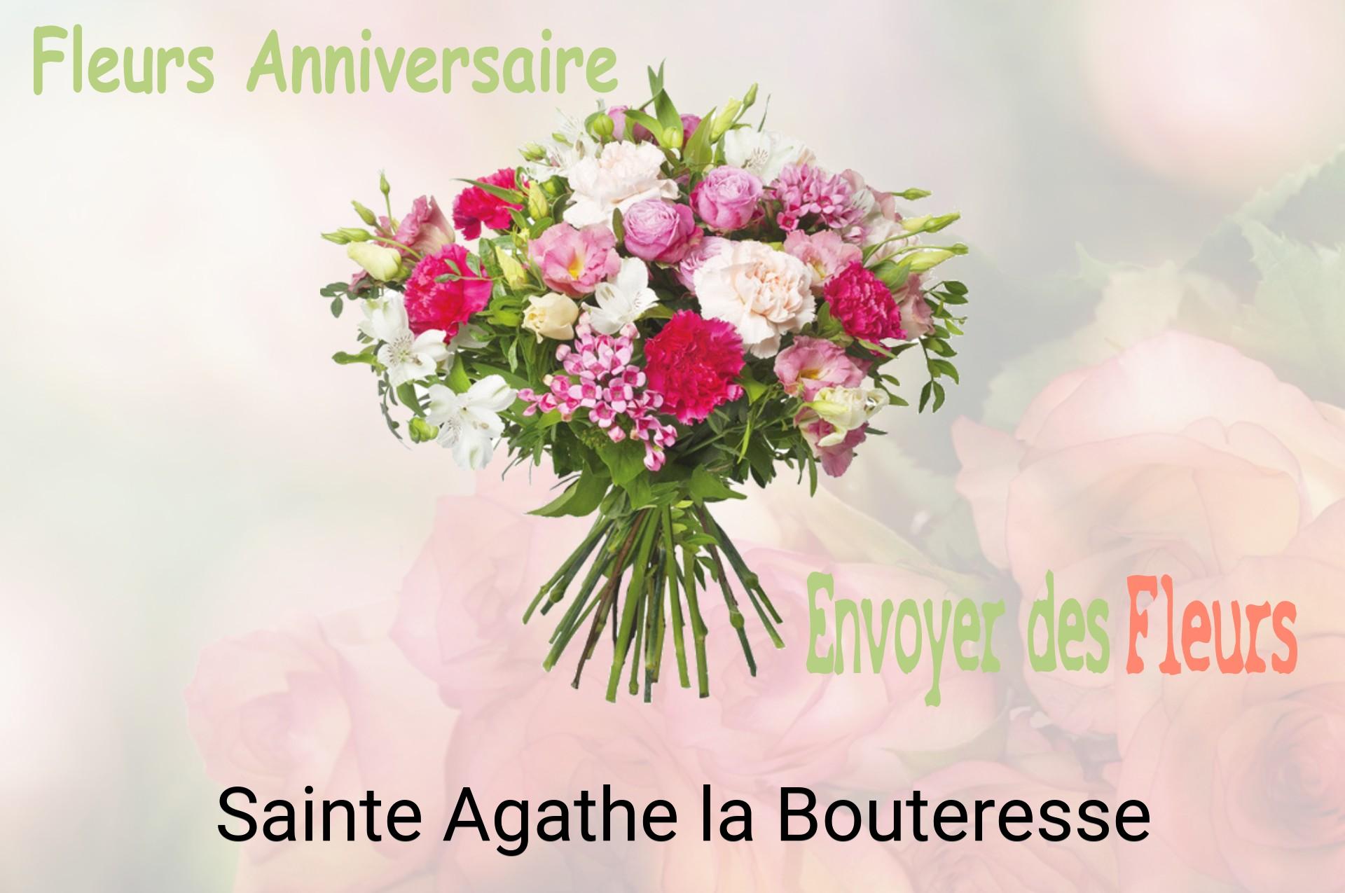 Bouquet de fleurs d’anniversaire livré à Sainte-Agathe-la-Bouteresse