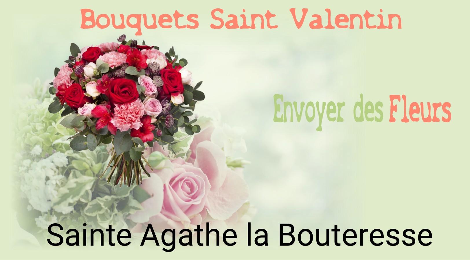 Roses de Saint-Valentin livrées à Sainte-Agathe-la-Bouteresse